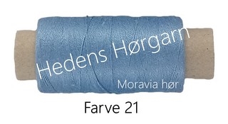 Moravia Hør 40/2 farve 21 Lys blå